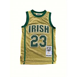 Kids Sport Jerseys Youth for Boys Girls#23 High School Basketball Jersey, 5-14Years