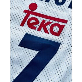 Kids Sport Jerseys Youth For Boys Girls#7 High School Basketball Jersey, 3-14Years White