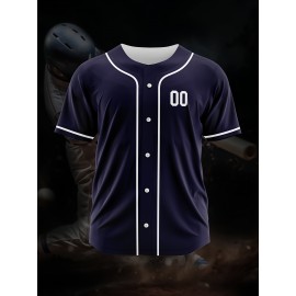 [Polyester Jersey] 100% Polyester Customizable Youngsters Baseball Jersey | Breathable & Washable, All-Over Print, Loose Fit, Sports & Casual Style for Boys & Girls | Perfect for Parties, Beach, Festive Occasions, Party Attire|Sporty Outfit