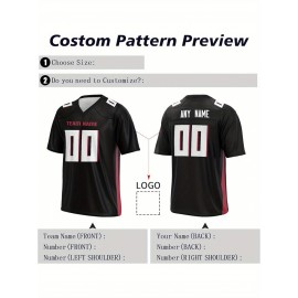 Customized football jerseys, personalized football shirts, printed and sewn names and numbers, personalized football and tennis jerseys, outdoor sports matches