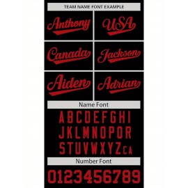 Customizable Plus Size V-Neck Baseball Jacket - Personalized Name & Number Stitched Design, Red/Black Contrast, Comfortable Non-Stretch Fabric, Breathable Summer Sports Shirt for Women, Casual Sportswear | Sporty Vneck Jacket | Durable Sportswear