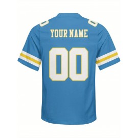 Customized plus-size football shirts, personalized short-sleeved shirts with any name and number, plus-size Women's football city team gifts