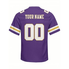 Customized plus-size football shirts, personalized short-sleeved shirts with any name and number, plus-size Women's football city team gifts