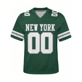 Customized plus-size football shirts, personalized short-sleeved shirts with any name and number, plus-size Women's football city team gifts