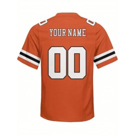 Customized plus-size football shirts, personalized short-sleeved shirts with any name and number, plus-size Women's football city team gifts