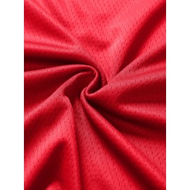 Men'S Red # 23 Basketball Shirt, Casual, Fashionable, Breathable, High Quality Embroidered Street Basketball Hoodie