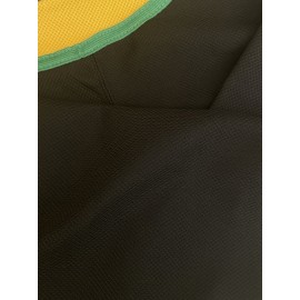 Men's Black #99 Duck Style Ice Hockey Jersey - Embroidered, Breathable Polyester, V-Neck Captain's Sweatshirt with Striped Accents, Casual & Sporty for All Seasons