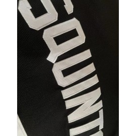 Men'S Black # 5 Baseball Shirt, Classic Letter Embroidery Design, Button style Short Sleeve Breathable Shirt, Training and Competition Category: Men'S Baseball Shirt