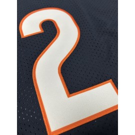 Men's #2 Black American Football Jersey - Breathable, Embroidered Casual Streetwear for Sports & Outdoor Activities