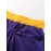 Men's Purple # 8-24 Basketball Shorts, Classic Letter Embroidery Design, Breathable Button Style Short Sleeve Shirt, Suitable For Training And Competition
