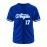 Men's Royal Blue #17 Baseball Jersey - Retro Embroidered
