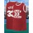 Men'S Red # 33 Basketball Jersey, Casual, Fashionable, Breathable And Sporty, High-Quality Letter Embroidered Street Basketball Round Neck Pullover