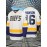 Men's #16 St. Louis Blues Ice Hockey Jersey - V-Neck, Long Sleeve, White & Navy Blue, Loose Fit for Training, Games & All Seasons