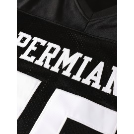 Men'S American Football Shirt # 45 Black Dry Basketball Sweatshirt