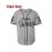 Men's Gray Embroidered Polyester Baseball Shirt # 30 Loose Knit Fabric Breathable V-neck Sports Top Suitable for Spring, Summer, And Autumn Sizes S-3XL