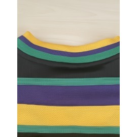 Men's #99 Black & Golden Ice Hockey Jersey - Embroidered, Breathable Polyester, V-Neck Captain's Sweatshirt with Striped Accents - Sporty & Casual Wear for All Seasons