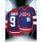 Men's #96 Blue & Red USA Hockey Jersey - V-Neck,, Lightweight Polyester Captain's Sweatshirt with Striped Accents for Team Sports, Casual Wear & More