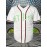 Men'S Baseball Jersey # 96 White Baseball Jersey Suitable For Training, Beach Games, Vacations, Casual Wear, Breathable V-neck Embroidered Polyester Loose Micro Elastic Fabric Size S-XXXL
