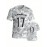 Men's Arctic Camo Washington #17 Polyester Football Jersey, Men V-Neck Sports Shirt With Slight Stretch, Breathable Casual Knit Fabric For All Seasons, Loose Fit Adult, Fans Gift Men, For Training Competition Festival Party Outdoor Sports