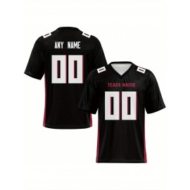 Customized football jerseys, personalized football shirts, printed and sewn names and numbers, personalized football and tennis jerseys, outdoor sports matches