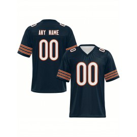 Customized football jerseys, personalized football shirts, printed and sewn names and numbers, personalized football and tennis jerseys, outdoor sports matches