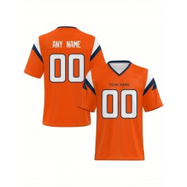 Customized football jerseys, personalized football shirts, printed and sewn names and numbers, personalized football and tennis jerseys, outdoor sports matches