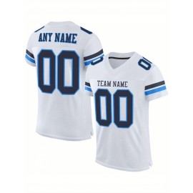 Customized football jerseys with personalized printed names and numbers. Customized large-sized Women's sports uniforms and sweatshirts are suitable for sports, outdoor sports, sports clothing, event clothing, sports style, and durable sports clothin