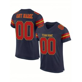 Customized football jerseys with personalized printed names and numbers. Customized large-sized Women's sports uniforms and sweatshirts are suitable for sports, outdoor sports, sports clothing, event clothing, sports style, and durable sports clothin