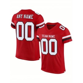 Customized football jerseys with personalized printed names and numbers. Customized large-sized Women's sports uniforms and sweatshirts are suitable for sports, outdoor sports, sports clothing, event clothing, sports style, and durable sports clothin
