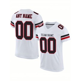 Customized football jerseys with personalized printed names and numbers. Customized large-sized Women's sports uniforms and sweatshirts are suitable for sports, outdoor sports, sports clothing, event clothing, sports style, and durable sports clothin